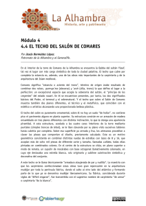 Módulo 4 4.4 EL TECHO DEL SALÓN DE COMARES