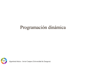 Programación dinámica - Introducción