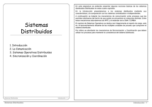 Sistemas Distribuidos - Departamento de Informática Aplicada