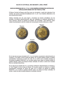 BCRP pone en circulación monedas bimetálicas de S/. 2,00 y S/. 5