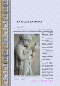la mujer en roma - Culturaclasica.com