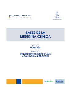 Metabolismo basal y de reposo - Bases de la Medicina Clínica