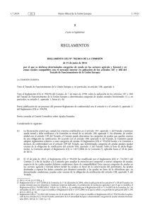 NO 702/•2014 DE LA COMISIÓN - de 25 de junio de