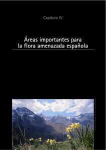 Áreas importantes para la flora amenazada española