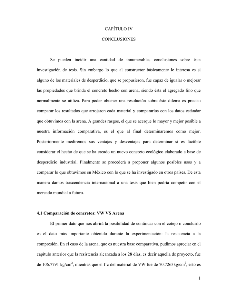 CAPÍTULO IV CONCLUSIONES Se Pueden Incidir Una Cantidad De