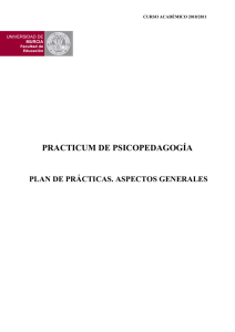 practicum de psicopedagogía