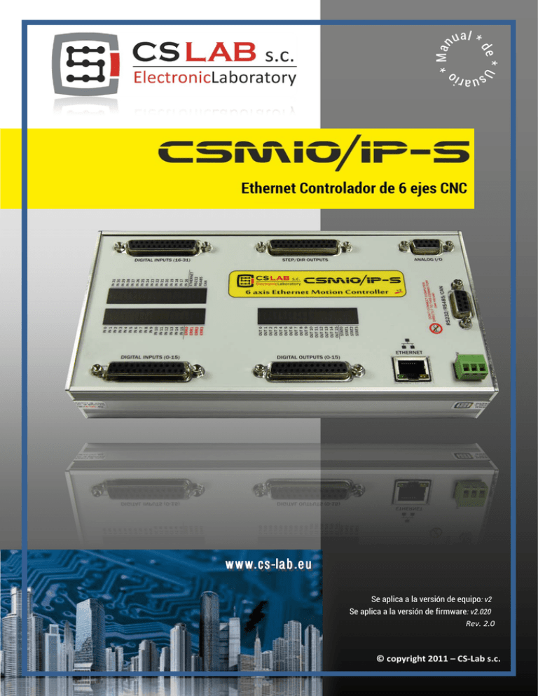 CSMIO/IP Manual - CS-Lab