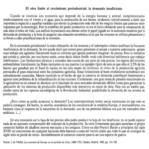 El otro límite al crecimiento preindustrial: la demanda