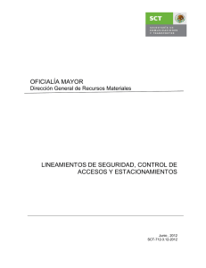 Lineamientos de Seguridad, Control de Accesos y Estacionamientos