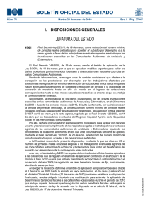 R.D.L. 2/2010 - Ministerio de Empleo y Seguridad Social