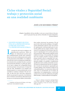 Ciclos vitales y Seguridad Social: trabajo y protecci&oacute;n social en una