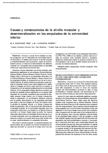 Causas y consecuencias de la atrofia muscular y desmineralización