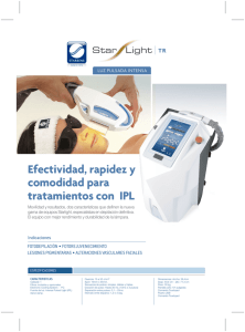 Efectividad, rapidez y comodidad para tratamientos con IPL