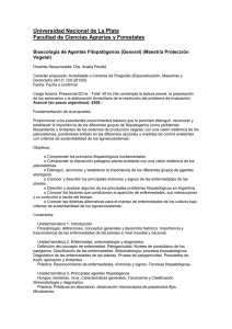 Bioecología de Agentes Fitopatógenos (General)