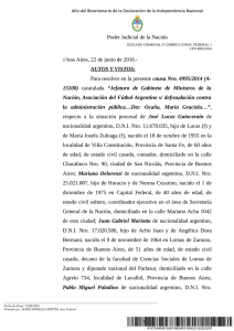 Poder Judicial de la Nación ///nos Aires, 22 de junio de 2016