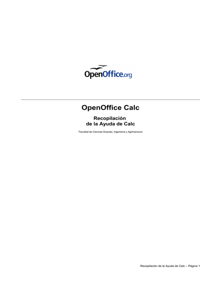 OpenOffice Calc