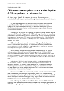 Chile se convierte en primera Autoridad de Depósito de