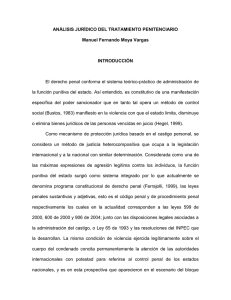 ANÁLISIS JURÍDICO DEL TRATAMIENTO PENITENCIARIO