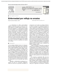 Enfermedad por reflujo no erosiva - Revista de Gastroenterología de