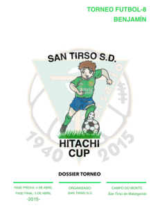 Dossier San Tirso HITACHI-CUP empresas