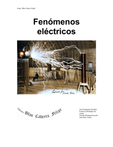 Fenómenos eléctricos - Colección de recursos educativos para