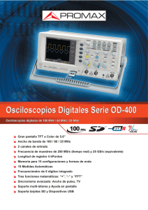 Osciloscopios digitales serie OD-400