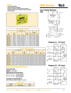 RIM Series - NTE Electronics Inc