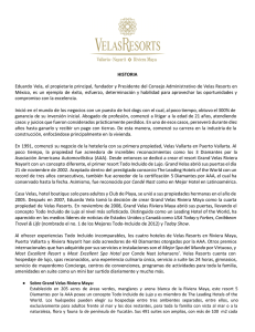 Historia de Velas Resorts