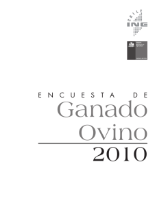 Encuesta de Ganado Ovino 2010 - Instituto Nacional de Estadísticas