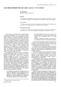 LOS PROCEDIMIENTOS DE «DOS CAPAS Y UN FUEGO» (1)