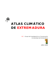 Atlas climático de Extremadura
