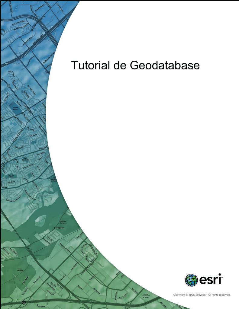 Tutorial de Geodatabase