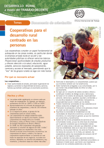 Cooperativas para el desarrollo rural centrado en las personas