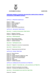 Gestión, recaudación e inspección tributos locales