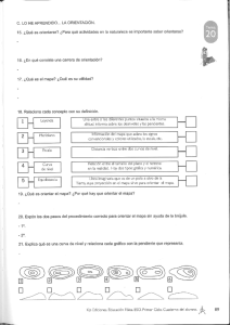 o. LO HE APRENDIDO... LA ORIENTACIÓN.