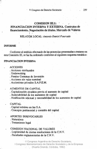 FINANCIACION INTERNA Y EXTERNA. Contratos de