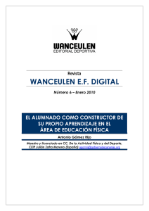 Revista Wanceulen E.F. Digital. Número 6.