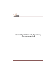 FE Sistema Integral de Planeación, Seguimiento y Evaluación