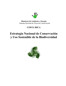 estrategia nacional de conservacion y uso sostenible de la