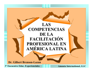 las competencias de la facilitación profesional en américa latina