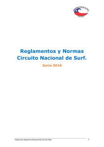 Reglamento Circuito Nacional de Surf 2016