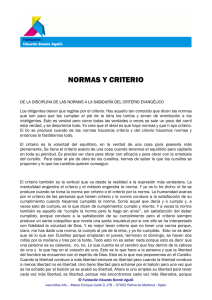 NORMAS Y CRITERIO - Fundación Eduardo Bonnín Aguiló