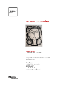 «PICASSO, LITOGRAFÍAS»