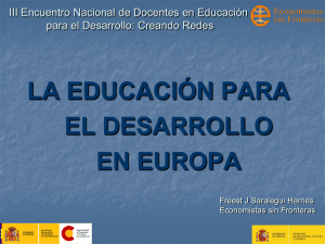 la educación para el desarrollo en europa