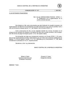 “A” 1317 - del Banco Central de la República Argentina