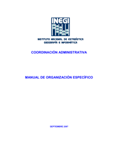 coordinación administrativa manual de organización