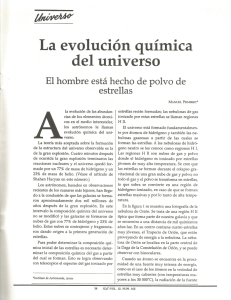 La evolución quími