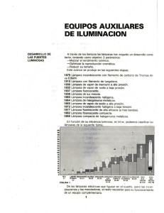 EQUIPOS AUXILIARES DE ILUMINACIÓN