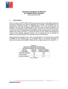 Estudio Completo de Precios de Combustibles Líquidos