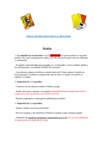 CIRCULAR ORGANIZACI&Oacute;N LAA RETAMAR Disciplina 1. La